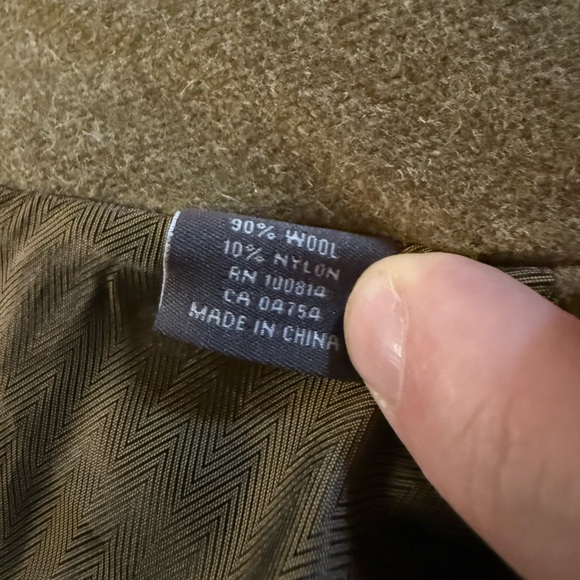 Rolled neck peacoat by Ben Sherman Plectrum series - Picture 5 of 6